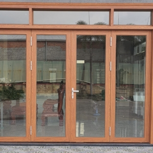 CỬA ĐI HỆ 55 PRO 4 CÁNH = CỬA ĐI HAI CHIỀU - 2 CÁNH MỞ RA - 4 CÁNH MỞ VÔ
