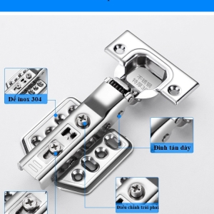 BẢN LỀ HƠI TỦ BẾP 304 THẲNG