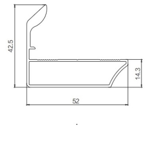 THANH TAY NẮM CNC CÓ KHE 5mm